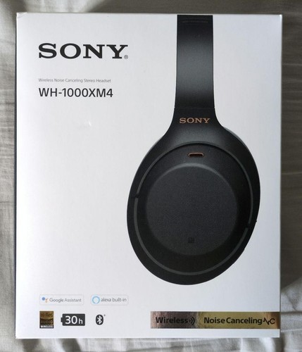 Sony 1000xm4 black wireless - wh-1000xm4,