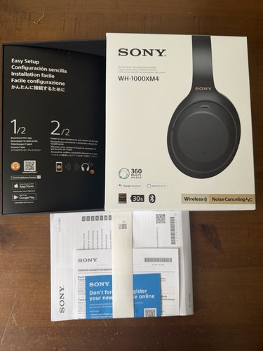 Sony black over ear xm4 - sony,