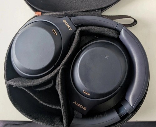 Sony 1000xm4 black over - black, over-ear